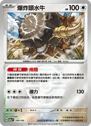 爆炸頭水牛【球閃】