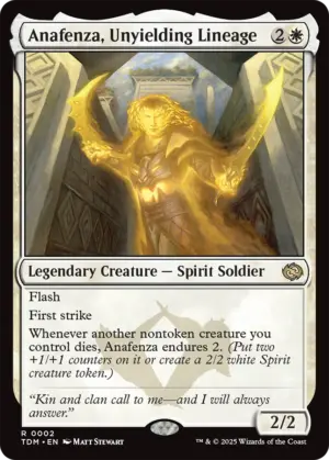 Anafenza, Unyielding Lineage