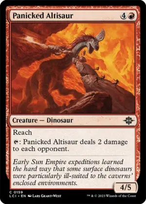 Panicked Altisaur
