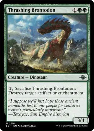 Thrashing Brontodon