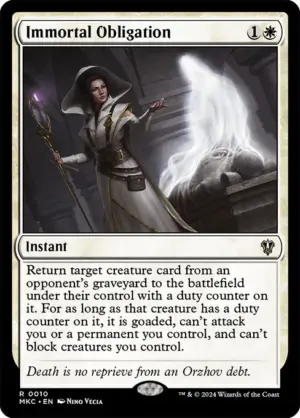 Immortal Obligation