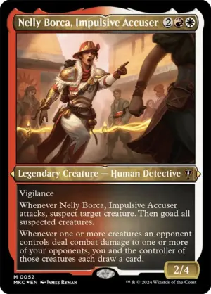 Nelly Borca, Impulsive Accuser