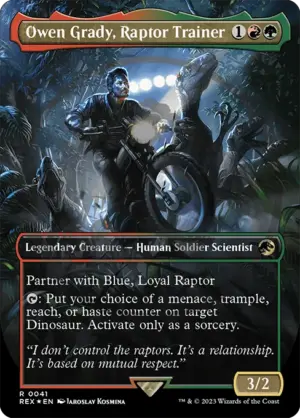 Owen Grady, Raptor Trainer