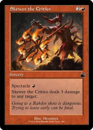 Skewer the Critics