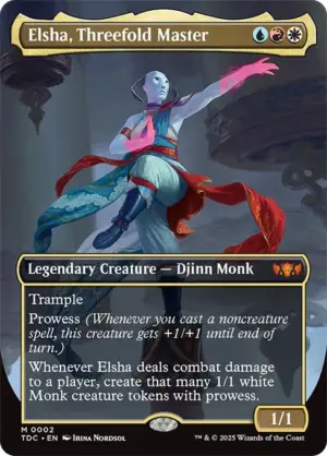 Elsha, Threefold Master