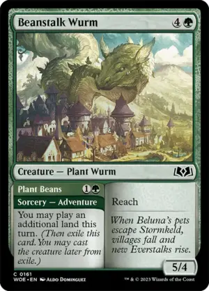 Beanstalk Wurm // Plant Beans