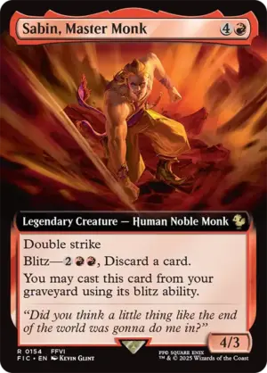 Sabin, Master Monk