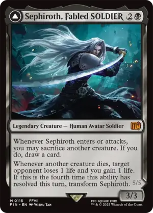 Sephiroth, Fabled SOLDIER // Sephiroth, One-Winged Angel