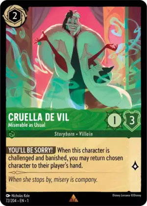 Cruela De Vil - Miserable as Usual