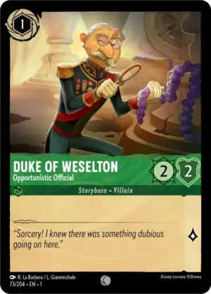 Duke of Weselton - Opportunistic Official