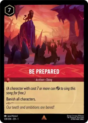 Be Prepared