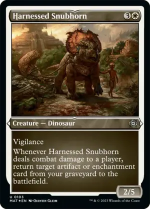 Harnessed Snubhorn