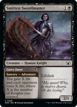 Smitten Swordmaster // Curry Favor