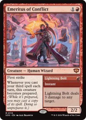 Emeritus of Conflict // Lightning Bolt